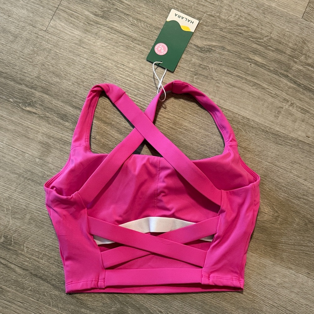 Halara NWT Cropped Yoga Tank Top - Picture 4 of 5
